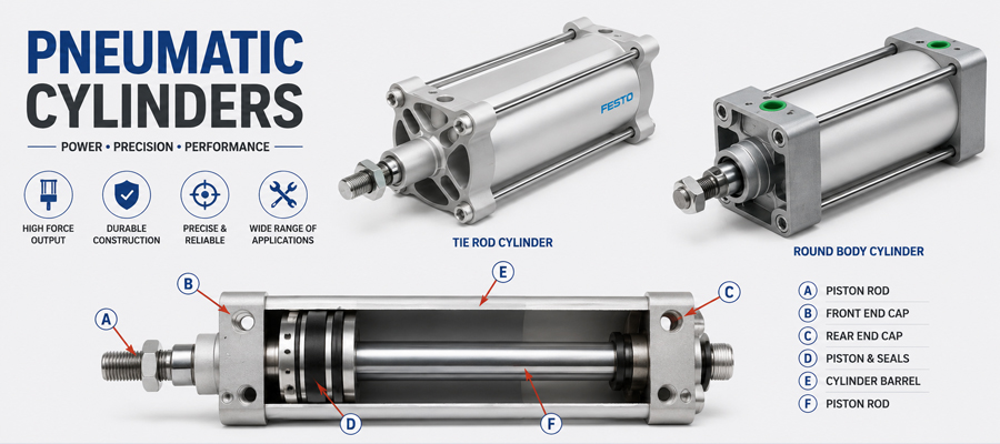 Pneumatic Cylinders in Chennai