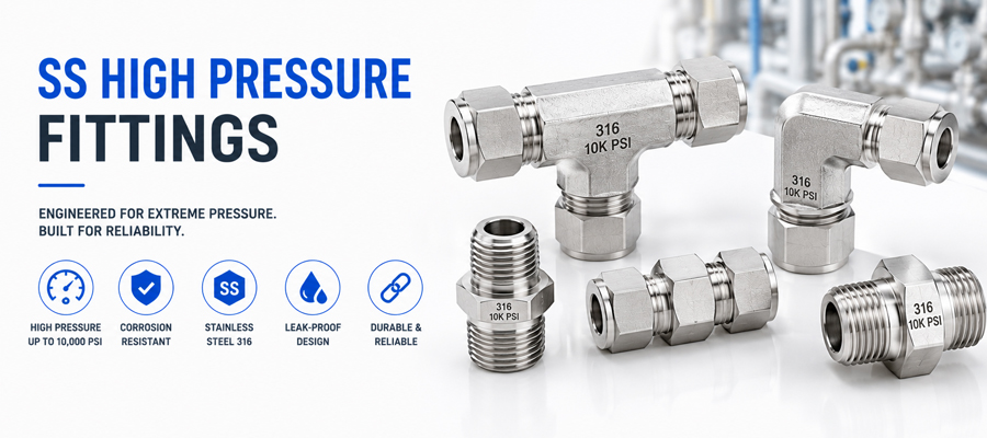 SS High Pressure Fittings