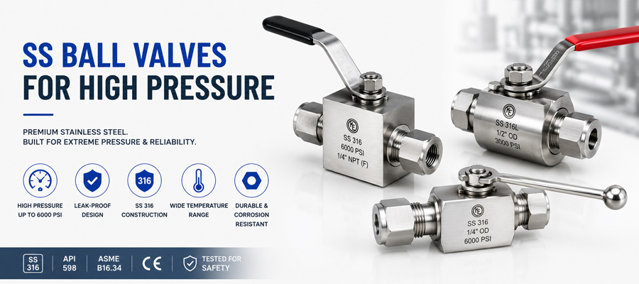 SS Ball Valves for High Pressure in Chennai
