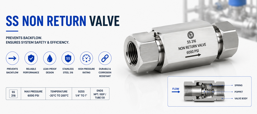 SS Non Return Valve in Chennai