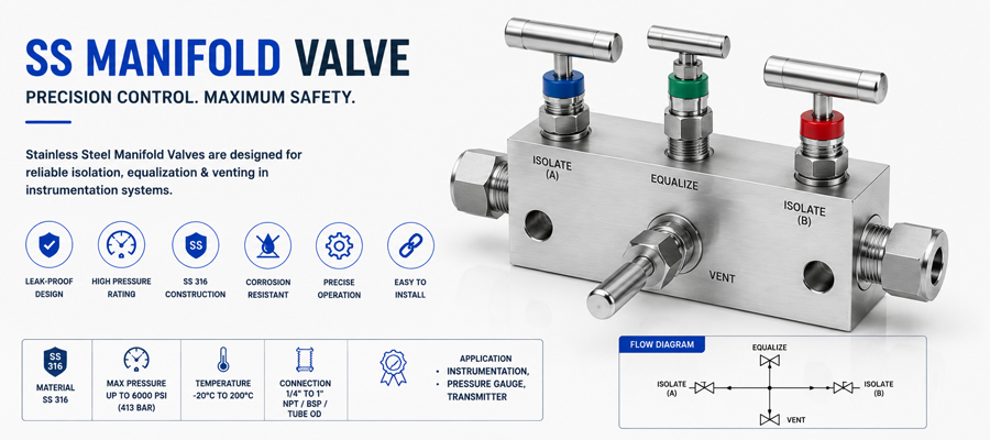 SS Manifold Valve in Chennai