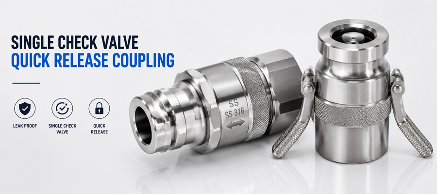 Single Check Valve Quick Release Coupling in Chennai