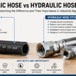 Hydraulic Hose vs Hydraulic Hose Fittings: Understanding the Difference and Their Importance in Industrial Applications